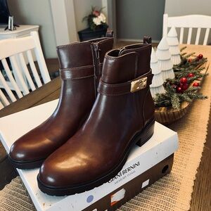 Giani Bernini Rich Brown Ankle Boots